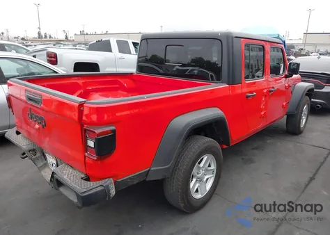 2020 Jeep Gladiator Sport S 4X4 z USA, uszkodzony, nr VIN 1C6HJTAG6LL129268